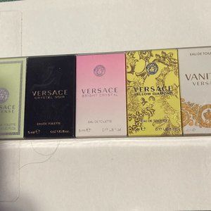 New Unopen Box Versace 5 Gift Set Versace Variety